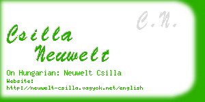 csilla neuwelt business card